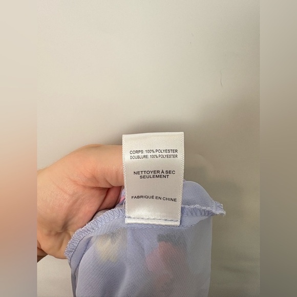 NWT ASTR The Label Gaia Floral Midi Dress Periwinkle - Picture 11 of 11